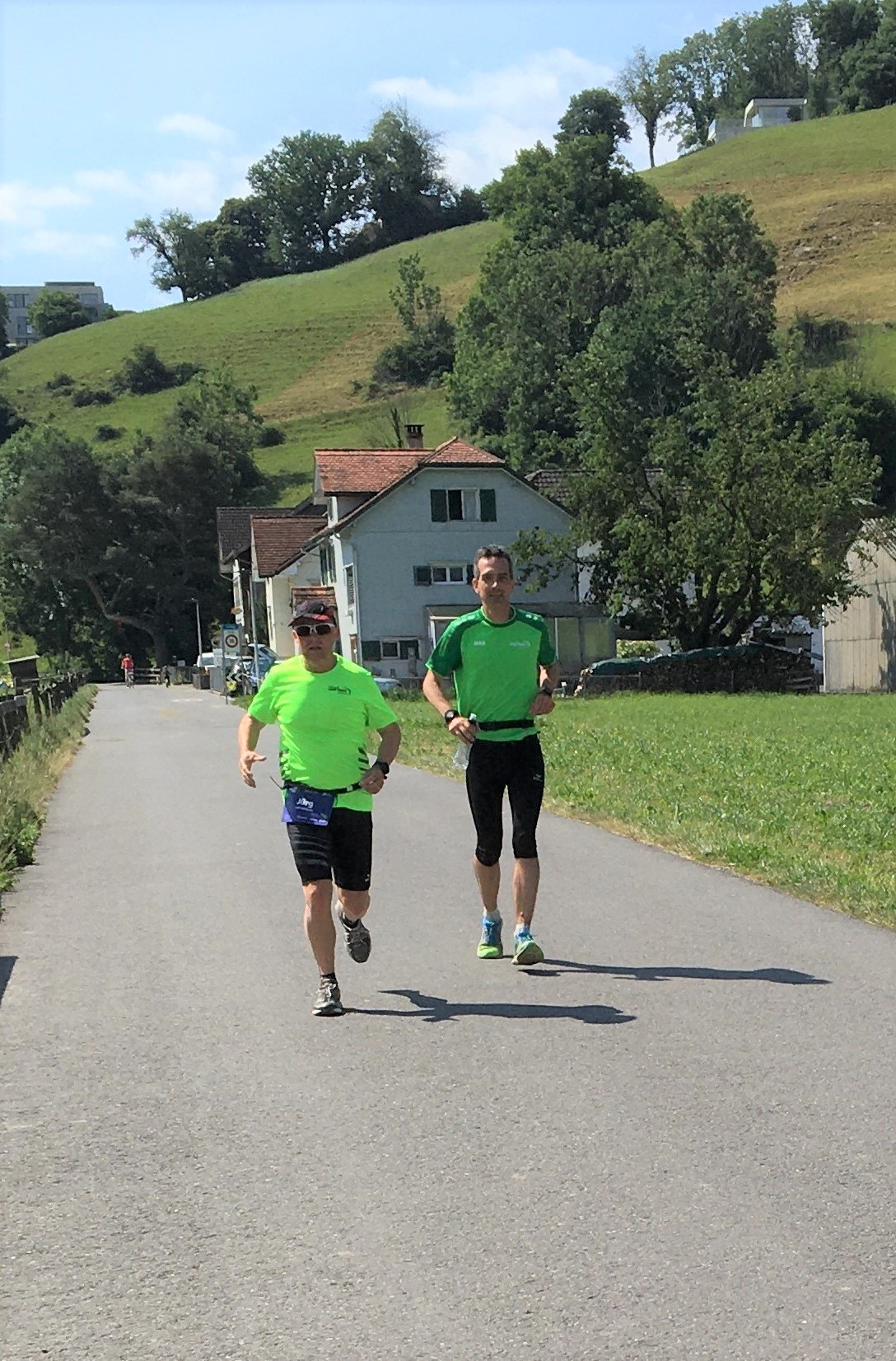 Jürg und Alex steuerten zusammen fast 190km bei.